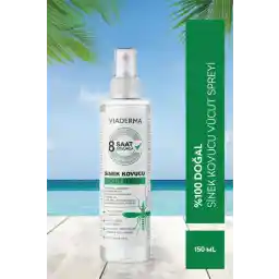 Viaderma Sivrisinek Sinek Kovucu Koruyucu Vücut Spreyi Bitkisel Tüm Vücut Için Aile Boy 100 ml