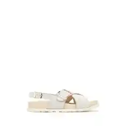 Derimod Kadın Bej Tokalı Süet Hakiki Deri Sandalet 25SFD350910