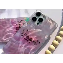 قاب سامر وایب Summer Vibes گوشی اپل ایفونSummer Vibes Cute And Hologram iPhone Cover Case