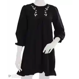 پیراهن آستین بلند دخترانه هیژا مدل 1192