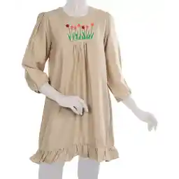 پیراهن آستین بلند دخترانه هیژا مدل 1195