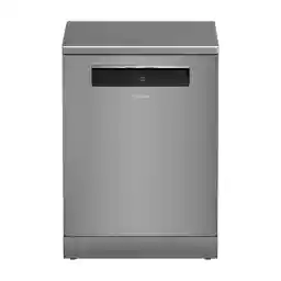 Hitachi Dishwasher Freestanding, 15 Place Setting, 8-Programs, Intensive Wash, Glass Care, Inverter Motor-Turbo Washing, Gentle washing at 40 °C, Silent Dishwasher, Overflow Safety, Inox, HDF-F158CVX