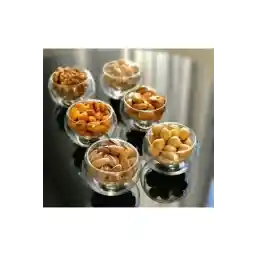 ELSA 6'lı Çift Cidarlı Mini Sosluk Çerezlik Lokumluk Reçellik Isıya Dayanıklı Borosilikat Cam Kase