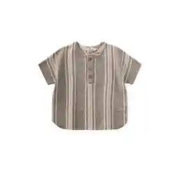 Cigit Oversize Yarım Patlı Gömlek 1-7 Yaş Yeşil