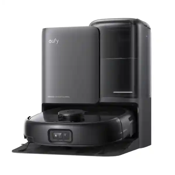 eufy E25 Omni Robot Vacuum and Mop Combo,HydroJet System, 20,000Pa Turbo Suction, Zero-Tangle Design, Edge-to-Corner Deep Cleaning, Obstacle Avoidance, Auto-Empty & Self-Cleaning All-in-One Station