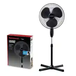 HONEYWELL Modern HSF600BE Sessiz Set Döner Ayaklı Vantilatör, Gürültü Azaltma Teknolojili - Siyah