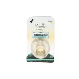 خوشبو کننده ماشین لاتراس La Terrasse مدل جاده کاراکورام با رایحه طالبی حجم 9 میلی لیتر