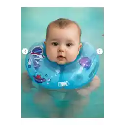 Bestway Erkek Bebek Yüzme Boyun Simidi Emniyet Kilitli Mavi Renk