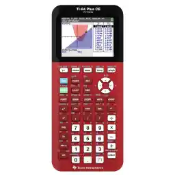 Texas Instruments TI-84 Plus CE Color Graphing Calculator, Radical Red Small