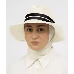 کلاه ساحلی زنانه ساتین مدل M82DG