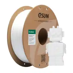 eSUN PLA Filament 1.75mm, PLA Basis 3D Printer Filament Maatnauwkeurigheid +/- 0.05mm, 1KG Spoel (2.2 LBS) Snel PLA Filament voor 3D Printers, Wit