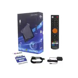 VseeBox V5 Pro - 32GB Storage - 8K HDMI Cable, Original Remote Control, and Ethernet Adapter (Easy Setup, US Support)