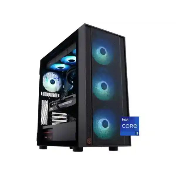ABS Eurus Aqua Gaming PC - Windows 11 - Intel Core i9-14900KF - GeForce RTX 5070 Ti - DLSS 4 - AI-Powered Performance - 32GB DDR5 6400 - 2TB M.2 NVMe SSD - EA14900KF5070TI2