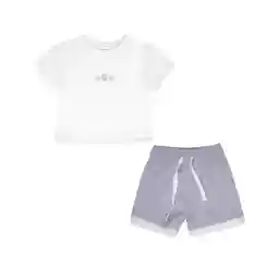 ست تیشرت و شلوارک نخی دخترانه جوتی جینز مدل 31073S13