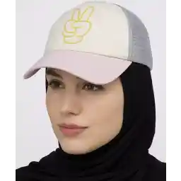 کلاه کپ زنانه ساتین مدل W81AA