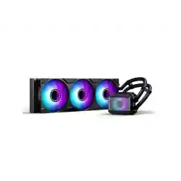 Phanteks Glacier One 360M25 G2 AIO Liquid CPU Cooler, Black, RGB Pump Cap Design, 3x Performance 120mm M25 G2 PWM RGB Fans, for Intel LGA 1700, 1851, 1200, 115x and AMD AM4/AM5 sockets, Black