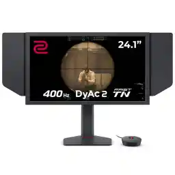 BenQ ZOWIE 24" 400Hz XL2566X+ 1080p Monitor FHD 1920 X 1080, Fast TN, DisplayPort, HDMI, Gaming Esports Grade Monitor, Motion Clarity DyAc2, [ XL2566K 360Hz Replacement ] KSA Version - 3 YRS WARRANTY