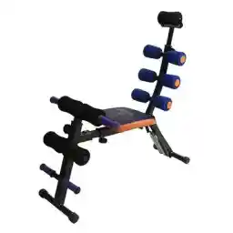 دستگاه بدنسازی دراز نشست تن زیب حرفه ای | آبی/سرمه ای