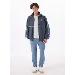 10023873.480 CONVERSE GO-TO EMBROID Mavi Regular Fit Erkek Sweatpant