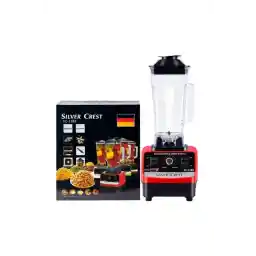 Silver Crest خلاط كهربائي عالي السرعة 2.5 لتر 4500 واط خالٍ من مادة BPA، معالج طعام، عصائر ثلجية