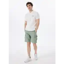Haki Erkek Relaxed Baskılı Şort D5SM-SHT3827