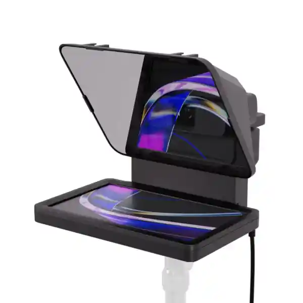 Elgato Prompter – Teleprompter met ingebouwd scherm voor YouTube, Twitch, Zoom, MS Teams en meer, ondersteunt DSLR/Webcam/Smartphone, Drag & Drop-monitorweergave, werkt met Mac/PC & Stream Deck