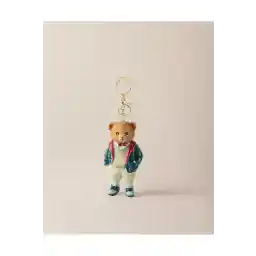 Madame Coco ميدالية مفاتيح بوريس بير - أزرق داكن/بيج فاتح