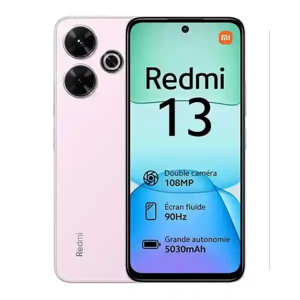 گوشی موبایل شیائومی مدل Redmi 13 4G ظرفیت 256 گیگابایت رم 8 گیگابایت صورتی