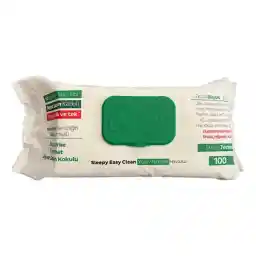 دستمال مرطوب تمیزکننده سطوح اسلیپی مدل 002 بسته 100 عددی