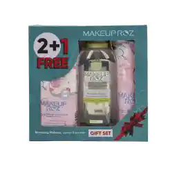 پک پد آرایش پاک کن میکاپ رز + میسلار واتر پوست چرب حجم 700 میلی لیتر