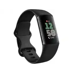 Fitbit Charge 6, Health & Fitness Tracker, Obsidian/Black Aluminum | GA05183-NA
