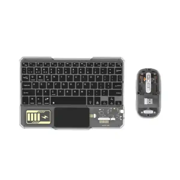 کیبورد و ماوس بی سیم گرین لاین مدل Transparent Duo