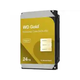 WD Gold WD242KRYZ 24 TB Hard Drive - 3.5" Internal - SATA (SATA/600) - Conventional Magnetic Recording (CMR) Method - Storage System, Data Center, Server Device Supported - 7200rpm