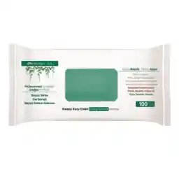 دستمال مرطوب تمیزکننده سطوح اسلیپی مدل beyaz sabun بسته 100 عددی