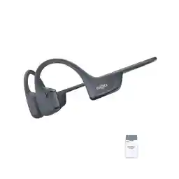 SHOKZ OpenRun Pro 2 Bone Sound Sports Headphones, Open Ear Earphones with Bluetooth 5.3, Noise Cancelling Microphone, IP55 Waterproof, 12 Hours Playback, USB-C Quick Charge, Light Reflectors