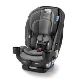 Graco SlimFit3 LX 3-in-1 Slim Car Seat, Rear Facing, Forward Facing to Highback Booster Car Seat, Kunningham