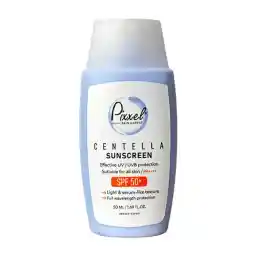 کرم ضد آفتاب بی رنگ مدل Centella مناسب انواع پوست حجم 50 میلی لیتر | پیکسل