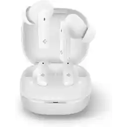 Spigen Audio TWS P20 Bluetooth Kablosuz Kulaklık - ANC Pro Aktif Gürültü Engelleme + ENC 6 Mikrofon - 10mm LCP Graphene Sürücü - 30 Saat iOS & Android EQ App Şeffaf & Gaming Mod iPX5 Beyaz - ASD07964