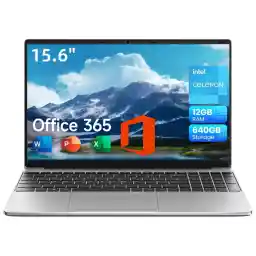 jumper Laptop 15.6 Inch FHD Display, 12GB RAM 640GB ROM, Office 365, Processor 5205U Notebook, Battery 38Wh, Two Stereo Speakers, Type-C USB 3.0, Digital Keyboard