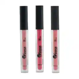 پک 3 عددی رژ لب مایع با دوام 12 ساعته شماره 404، 405 و 411 | وینا