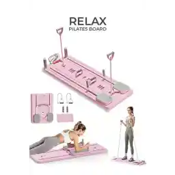 Relax لوح بيلاتيس رفورمر متعدد الوظائف قابل للطي - جهاز تمرين الجسم بالكامل