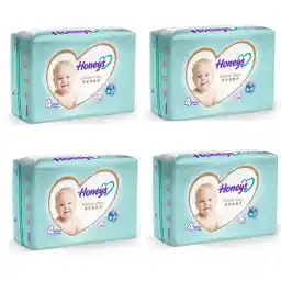 پوشک بچه هانیز مدل دابل سایز 4 مجموعه 4 عددی