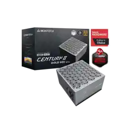 MONTECH CENTURY II - 850W High-End ATX Gaming Power Supply - 80 Plus Gold & Cybenetics Platinum - Fully Modular - ATX 3.1 & PCIe 5.1 Ready with 12V-2x6 Cable - 10 Years Warranty