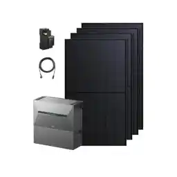 Anker SOLIX Balcony Power Station with Memory, Solar Bank 3 E2700 Pro (2680Wh), BP2700 (2680Wh), 4 x 500W Solar Panels, 4 MPPTs (3600W), up to 16kWh, 1200W Bi-Directional, Anker Intelligence, Plug