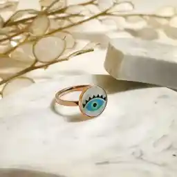 انگشتر دایره چشم کیارا سایز 8 تیسا اکسسوری