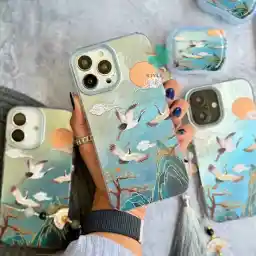 Dancing Crane Cover For Samsung