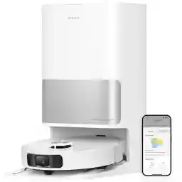 Dreame L10s Ultra Gen 2 Robot Vacuum and Mop, 10,000Pa Suction, RoboSwing Mop Extension, Fully Automatic Base,10.5mm Auto Lift, Auto Empty upto 100 days, Self Cleaning, Pet Mode,White, 2 Year Warranty