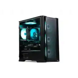 MXZ Gaming PC ,AMD Ryzen 7 7700 , GeForce RTX 4070 SUPER ,32GB(16GB*2)DDR5 6000MHz, NVME M2 1 T, 6RGB Fans,Windows 11 Pro Ready to use, Gamer Desktop Computer(R7 7700| RTX 4070 SUPER)