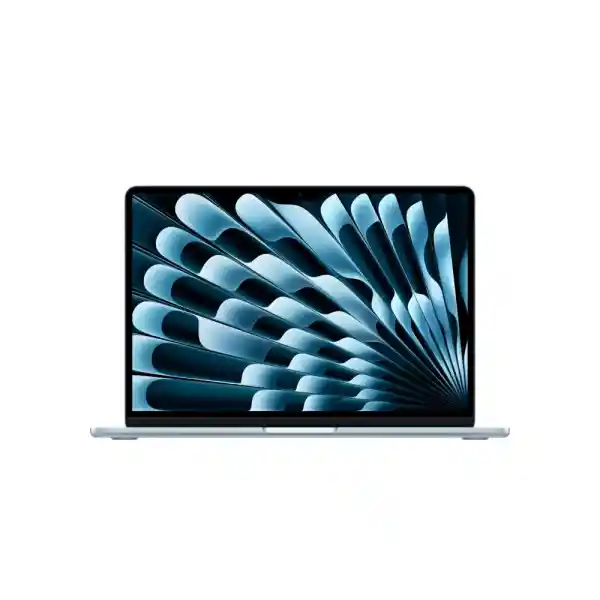 MacBook Air موديل 2025 من Apple (مقاس 13 إنش، شريحة Apple M4 بوحدة معالجة مركزية مع 10 نوى ووحدة معالجة رسومات غرافيك ثمانية النوى، ذاكرة موحدة 16GB‏، 256GB) - أزرق سماوي؛ العربية/الإنجليزية