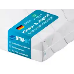 Betten-ABC - Mattress for Children and Teenagers - 90 x 200 cm - Special Hardness & Oeko-Tex Certified - Optimal Hygiene Thanks to Removable & Washable Polyester Cover - Delivery per Package